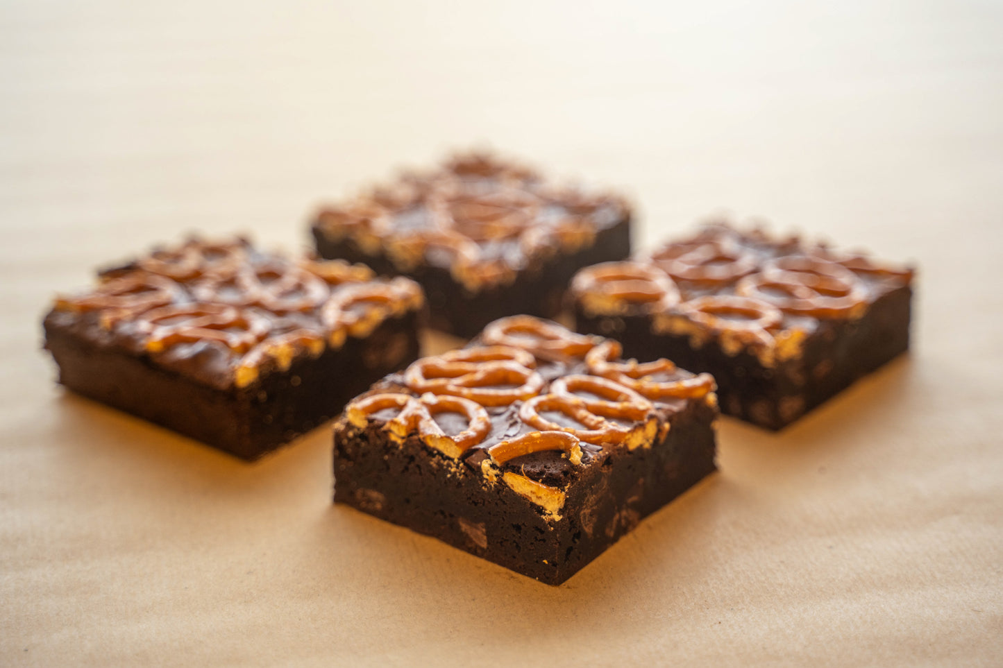 Salted Pretzel Brownie